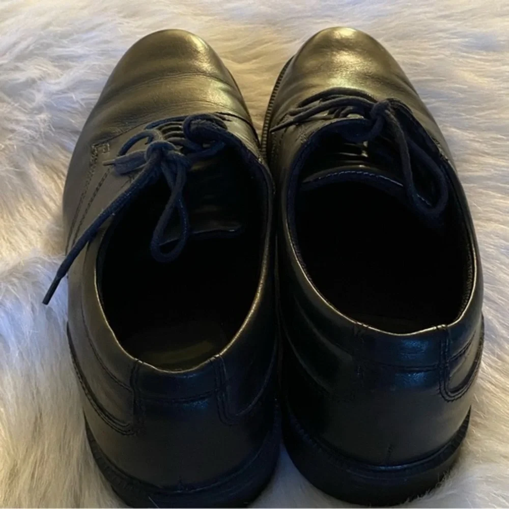 Nunn Bush Shoes Mens Size 10.5M Genuine Leather Lace Up Dress‎ Oxfords Black